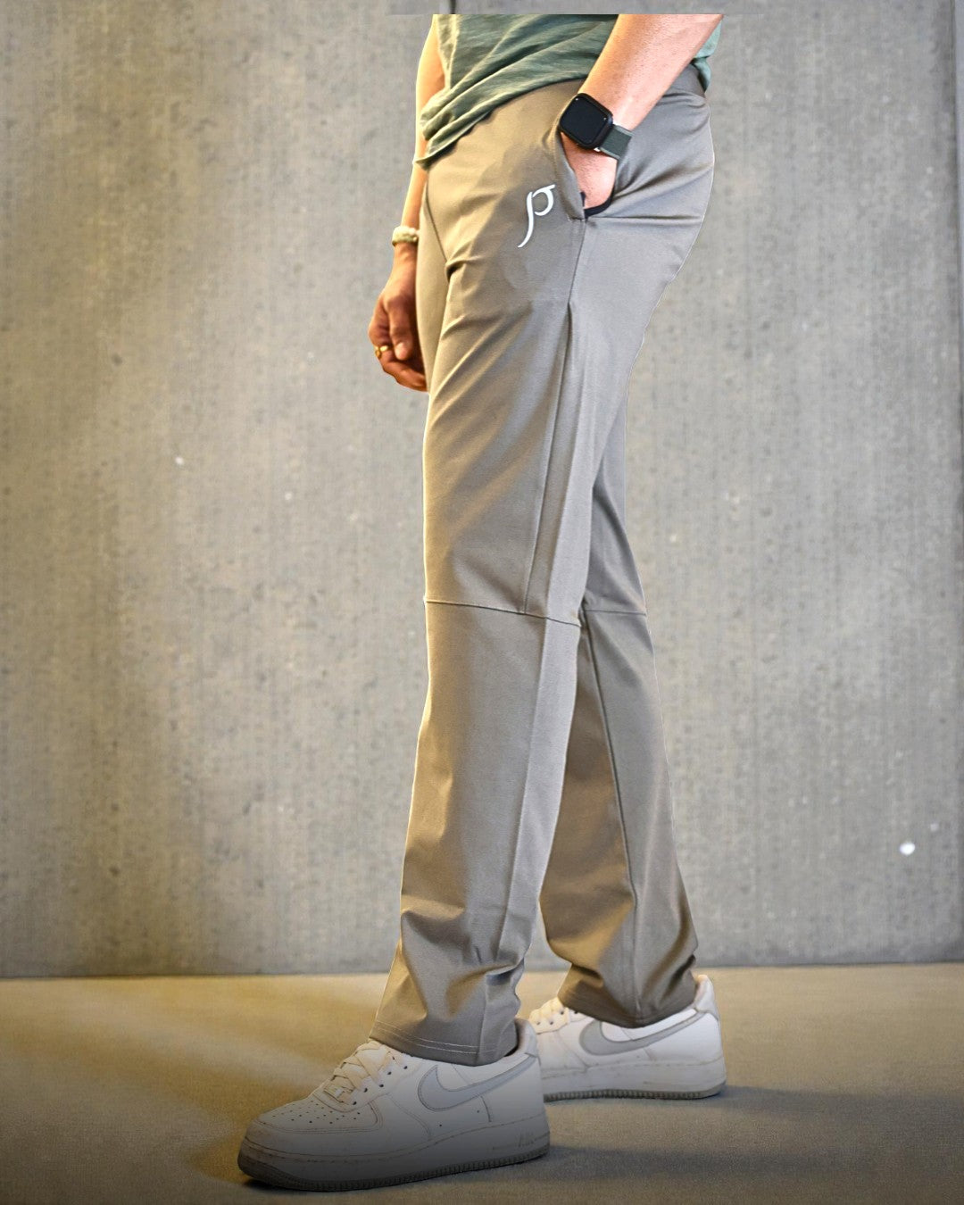 Straight Pants - Grey