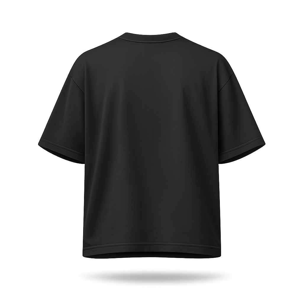 Your Design Oversized Tee - Black