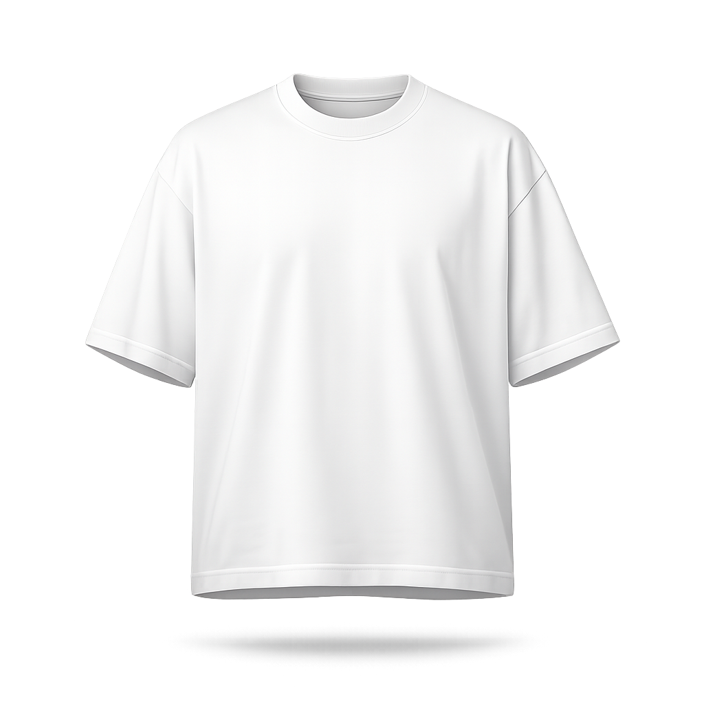 Your Design Oversized Tee - White