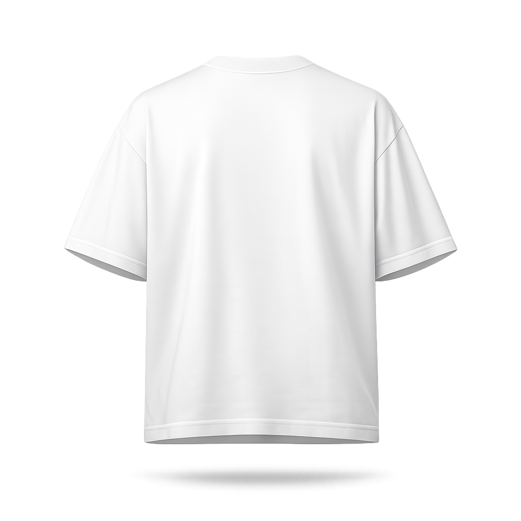 Your Design Oversized Tee - White