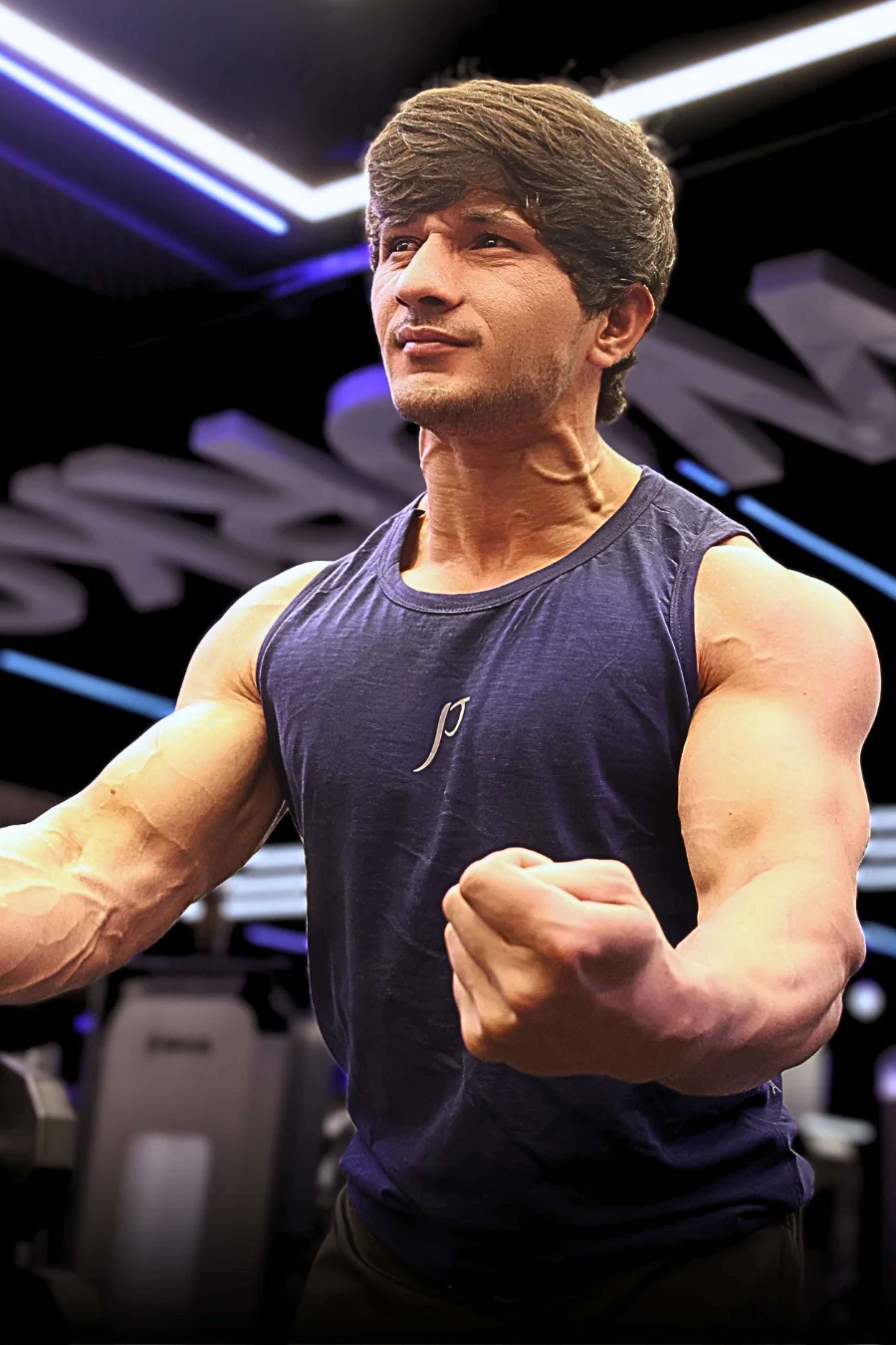 Boxy Tank - Navy Blue